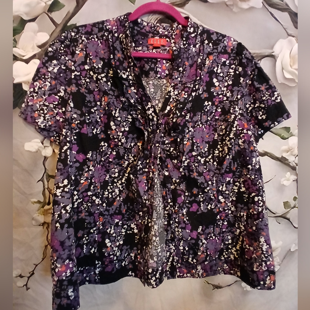 Elle Multicolor Floral Blouse